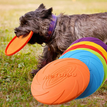 Pet Dog Flying Disk Toy Silicone Dog Cat Toy Dog Game Flying Discs Resistant Chew Puppy Training Interactive Pet Supplies, Puppy Toys, Gift For Pet 40